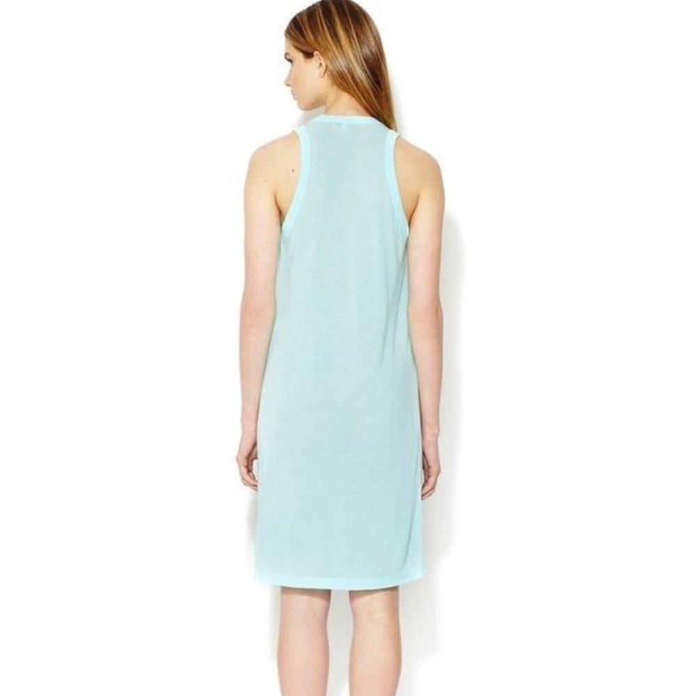 CLU Gray Jersey Knot Twist Front Tank Dress sz S - Picture 2 of 9